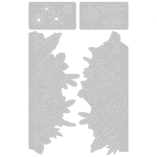 Floral Borders Thinlits Die Set – Olivia Rose – Sizzix Online now