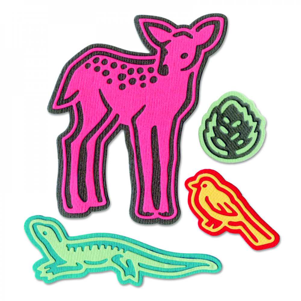 Fairy Animals Thinlits Dies – Jorli Perine – Sizzix Fashion