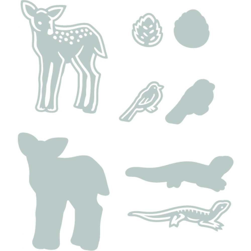 Fairy Animals Thinlits Dies – Jorli Perine – Sizzix Fashion