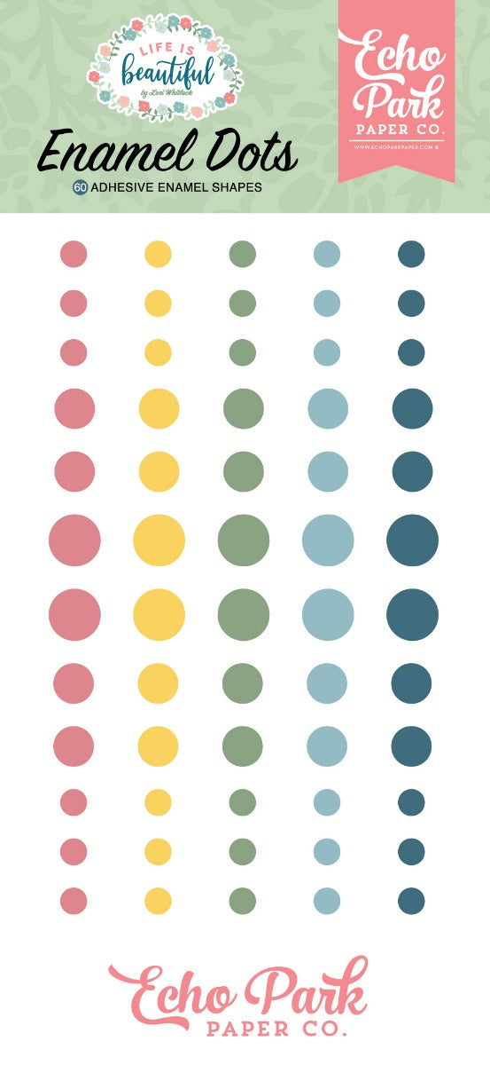 Enamel Dots – Lori Whitlock – Life Is Beautiful – Echo Park Hot on Sale