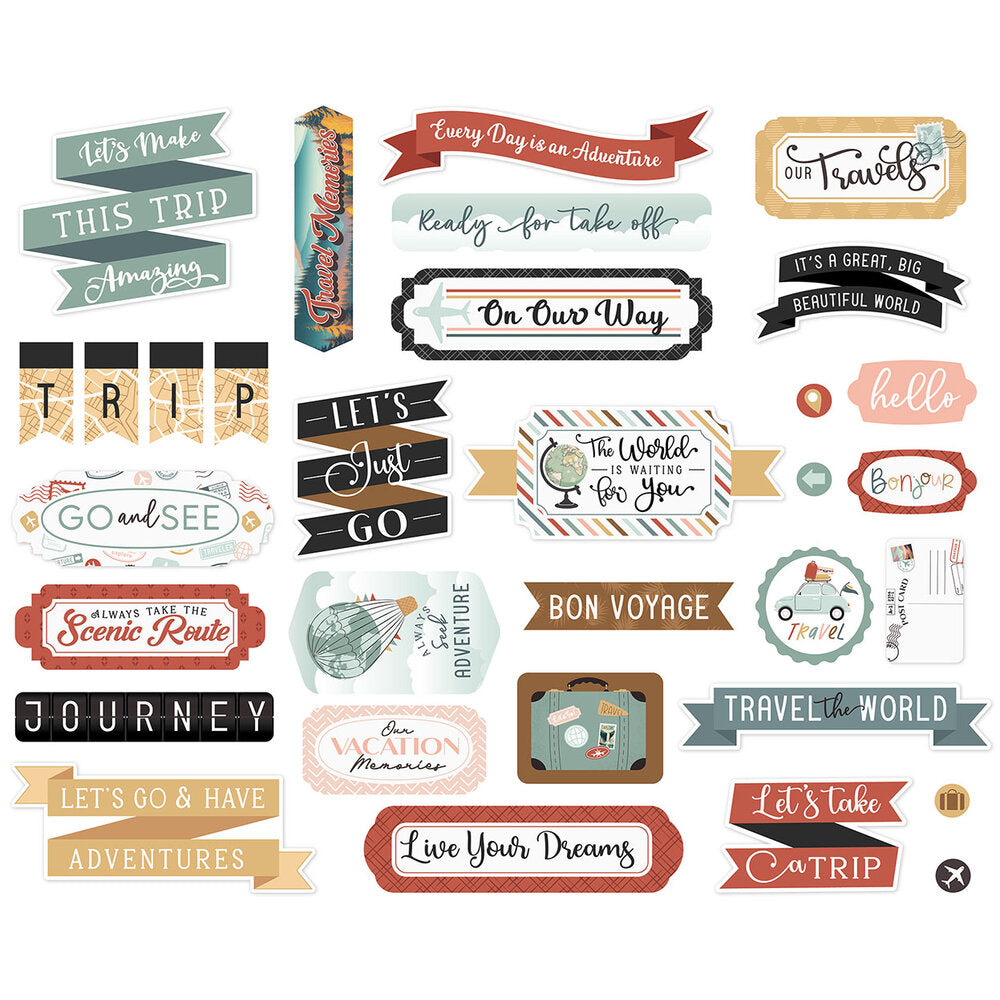 Let’s Take The Trip Titles & Phrases – Echo Park Online Hot Sale