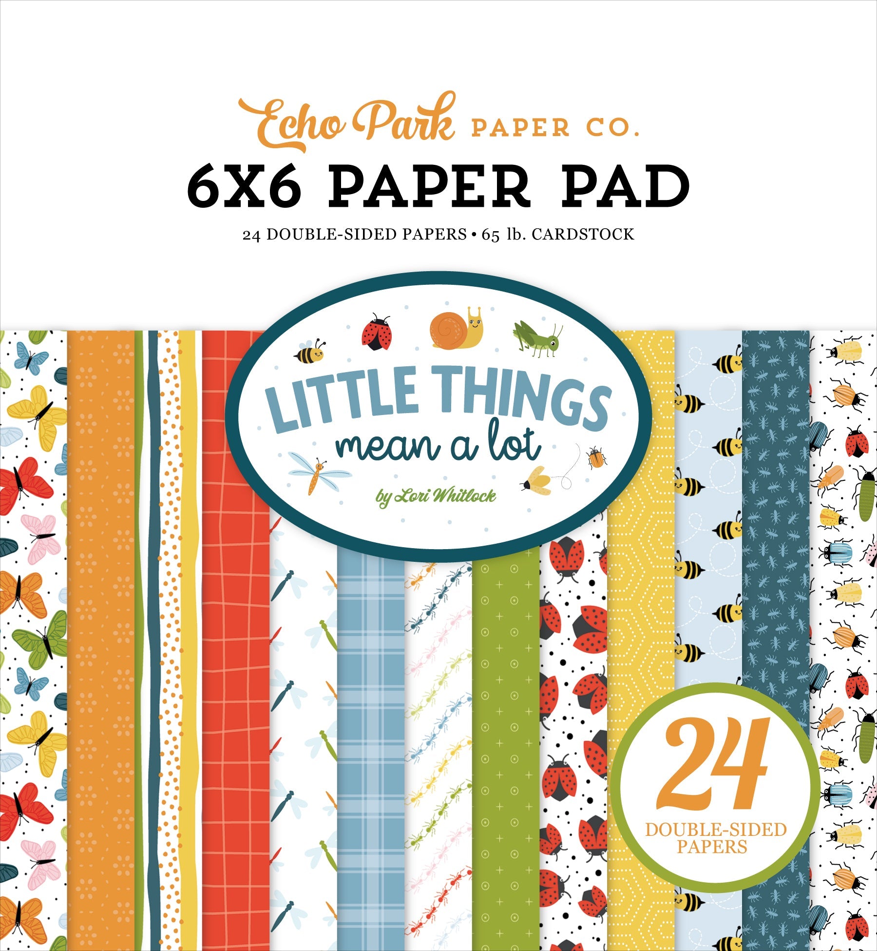 Little Things Mean A Lot 6″ x 6″ Paper Pad – Echo Park Hot on Sale