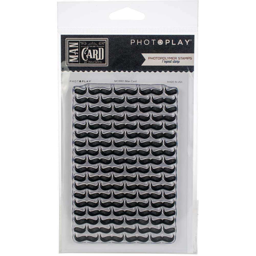 Man Card Photopolymer Stamps Repeat (Background) – Traci Smith – PhotoPlay on Sale