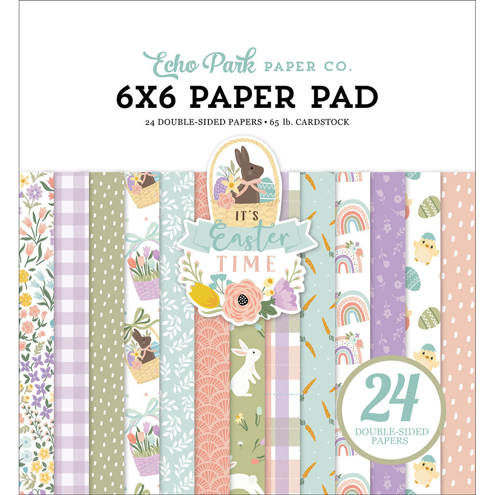 Paper Pad, 6″ x 6″ – It’s Easter Time – Echo Park Sale