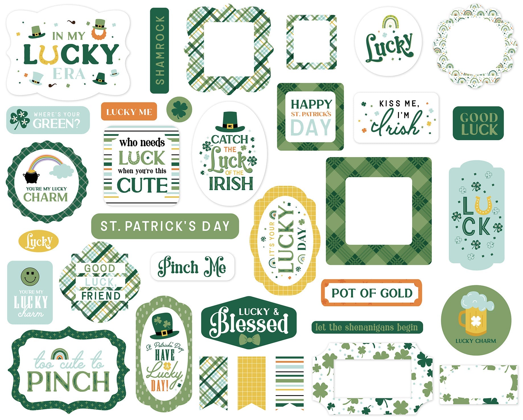 Lucky Charm Ephemera – Echo Park Hot on Sale