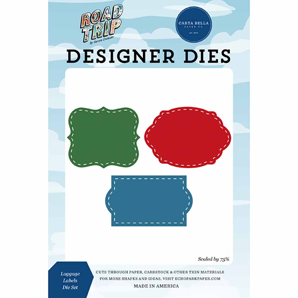 Luggage Labels Die Set – Road Trip – Carta Bella Online