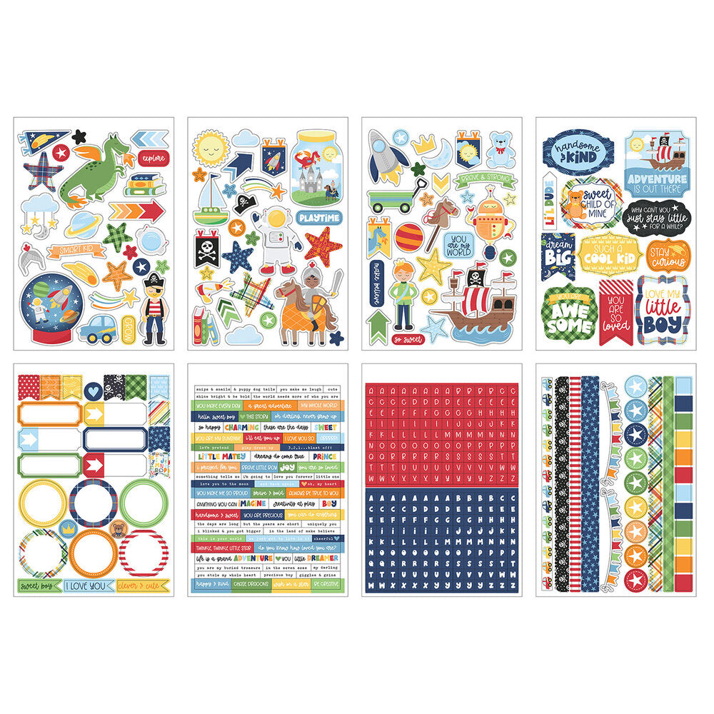My Little Boy Sticker Book – Echo Park Supply