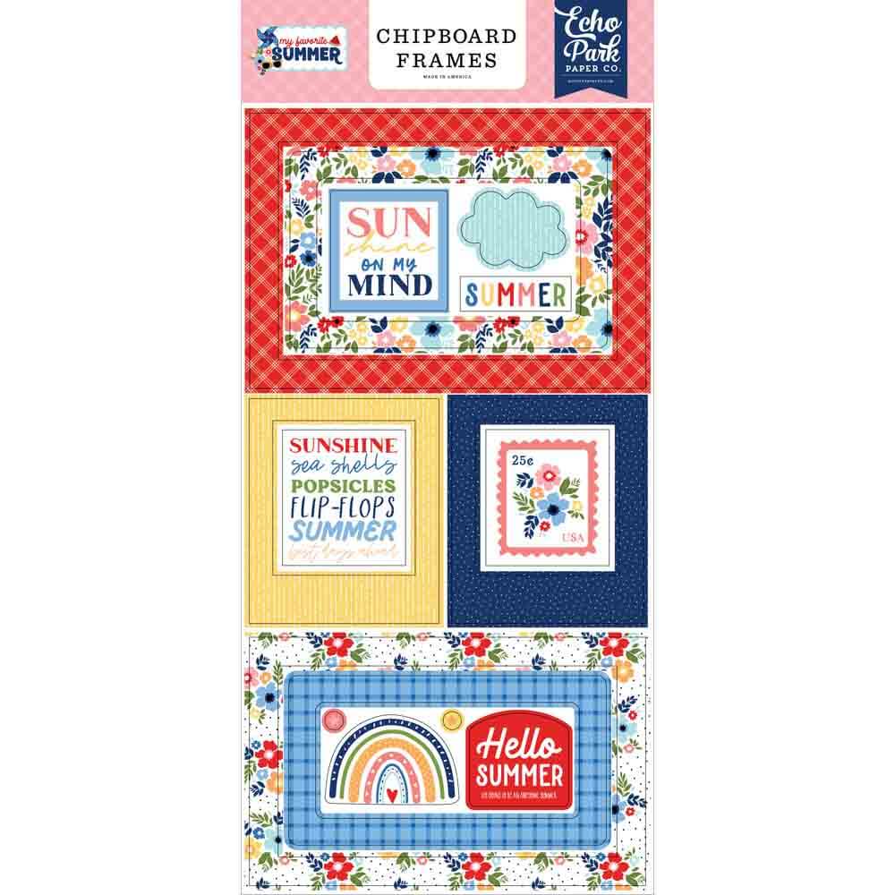 My Favorite Summer Chipboard Frames – Echo Park on Sale