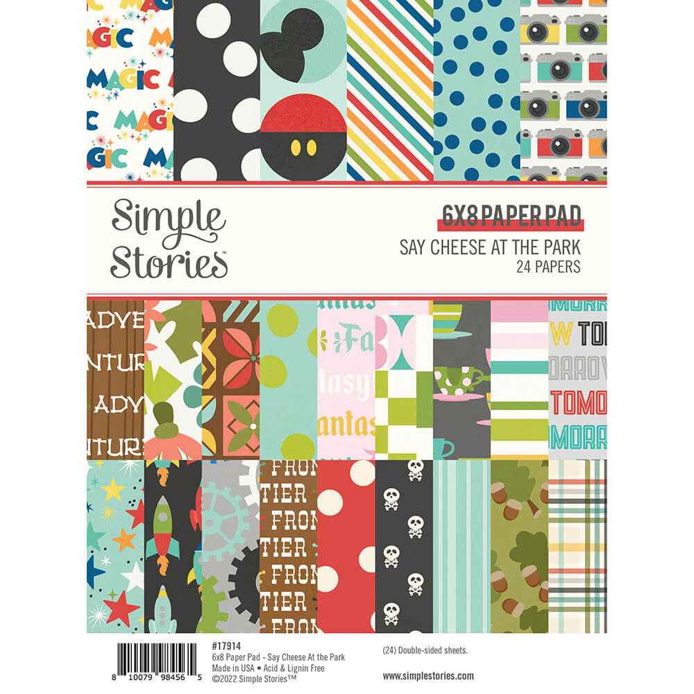 Say Cheese At the Park 6″ x 8″ Pad – Simple Stories Online Sale