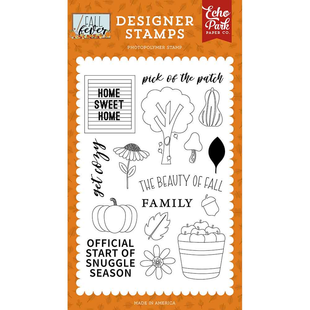 Pick Of The Patch Stamp Set – Fall Fever – Echo Park Fashion