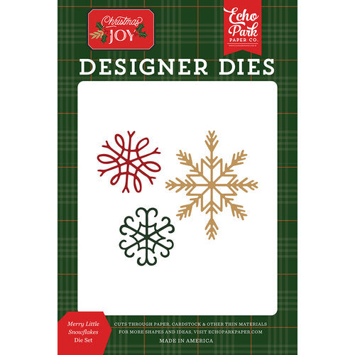Merry Little Snowflakes Die Set – Christmas Joy – Echo Park Supply