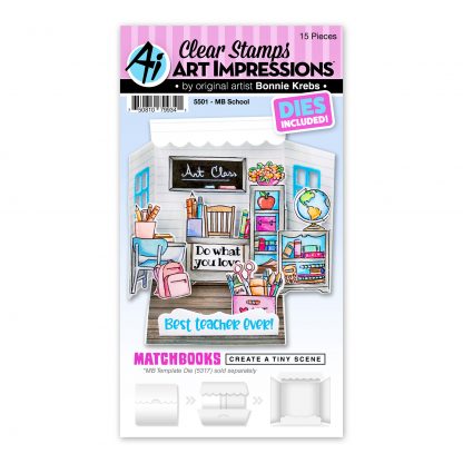 School Die & Stamp Set – Matchbook Collection – Art Impressions Sale