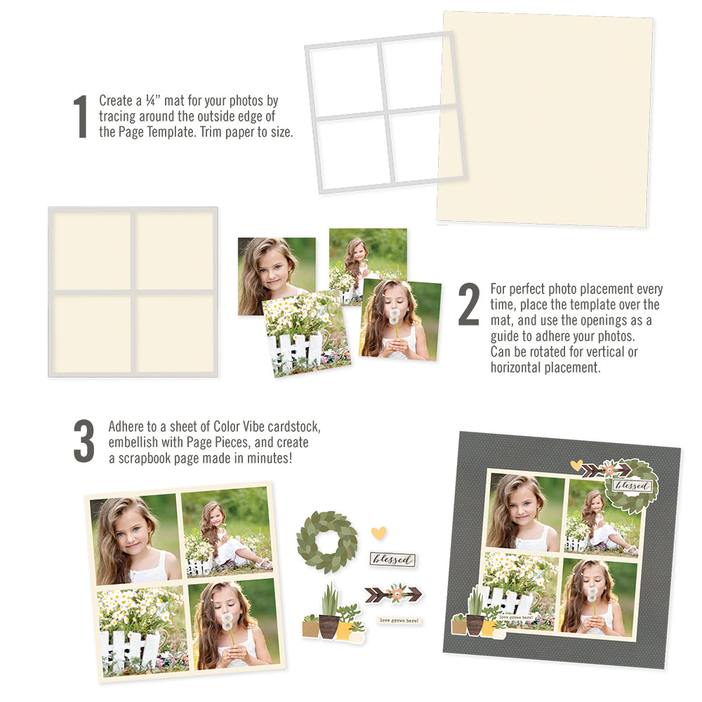 Simple Page Template Design 5 – Simple Stories* Hot on Sale