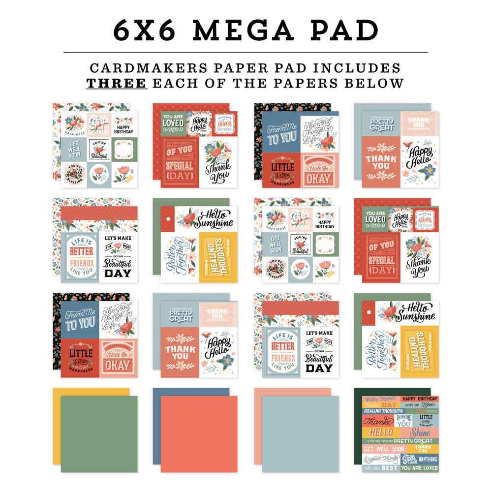 Salutations No. 2 Cardmakers 6″ x 6″ Mega Pad – Echo Park Sale