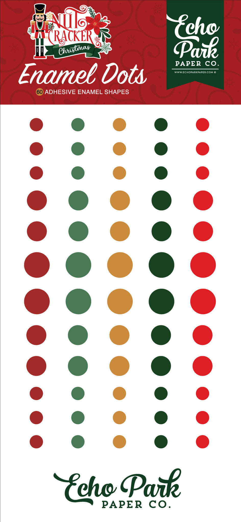 Nutcracker Christmas Enamel Dots – Echo Park Online now