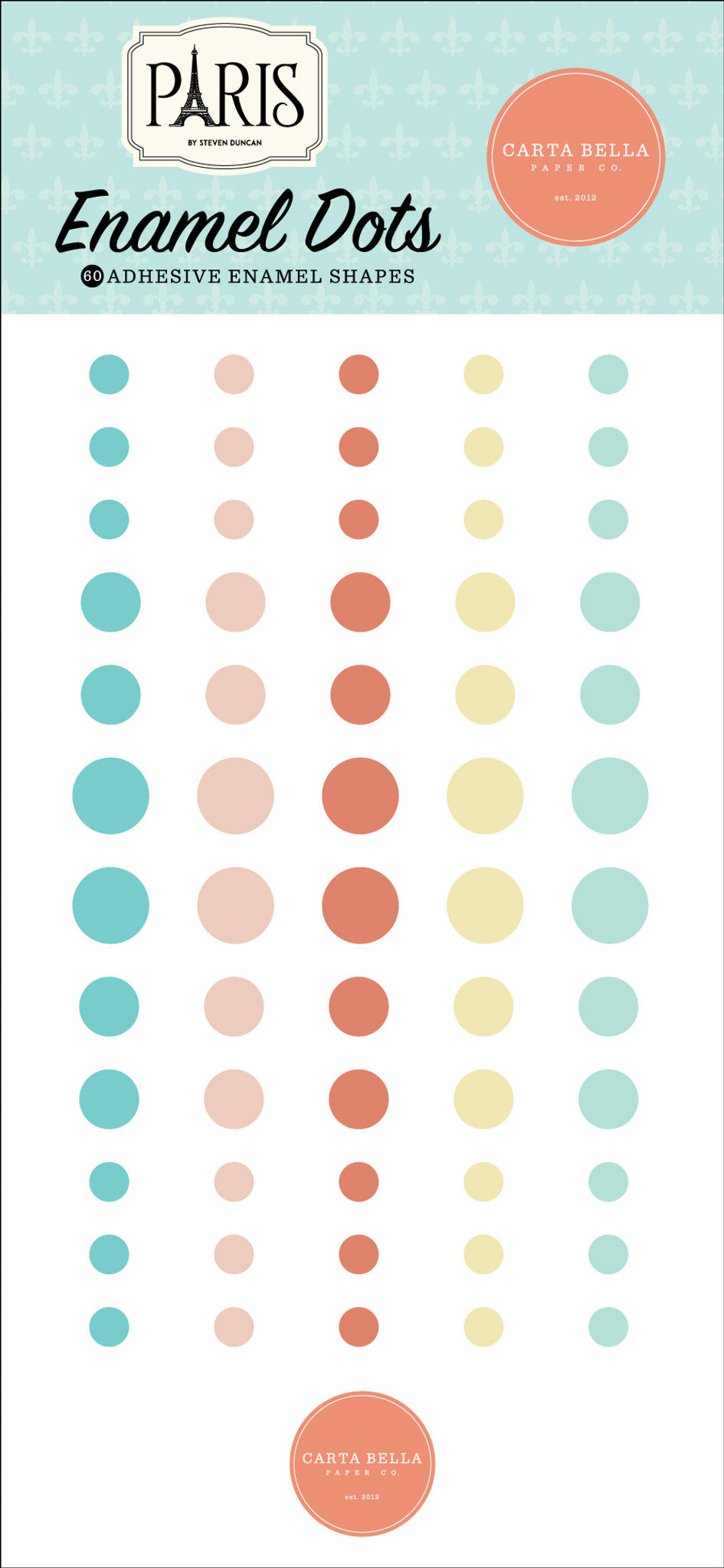 Paris Enamel Dots – Carta Bella Supply