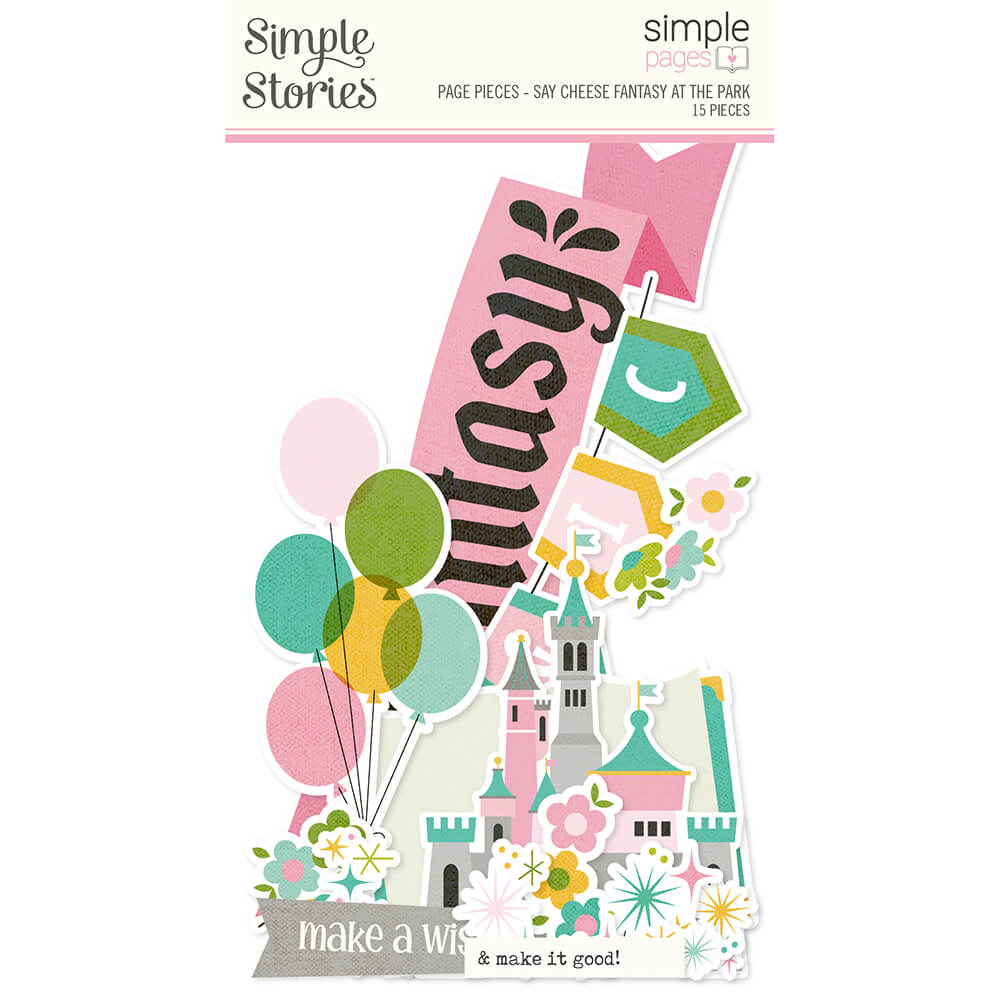 Say Cheese Fantasy at the Park Simple Page Pieces – Simple Stories Online Sale