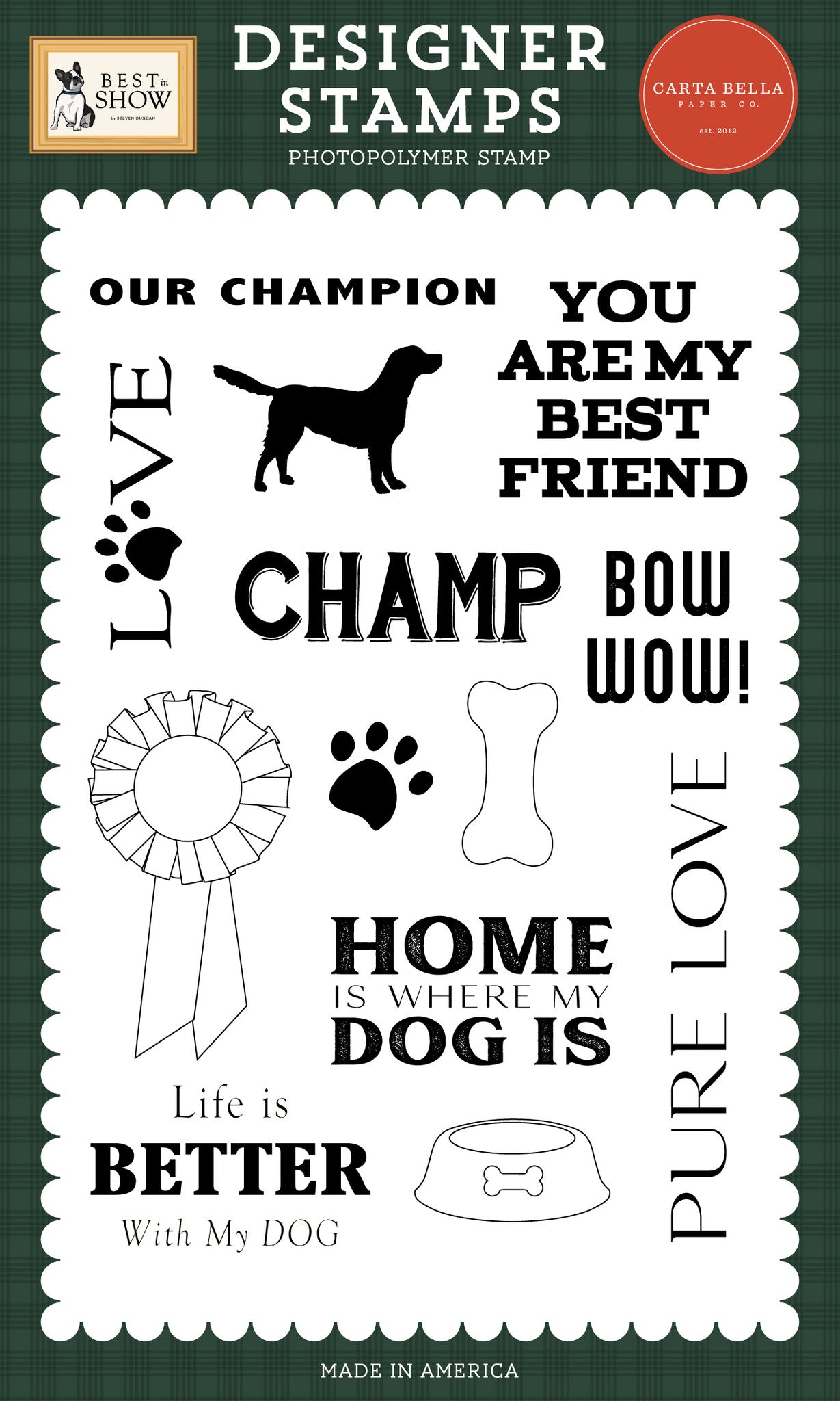 Our Champion Stamp Set – Best In Show – Carta Bella Online Hot Sale