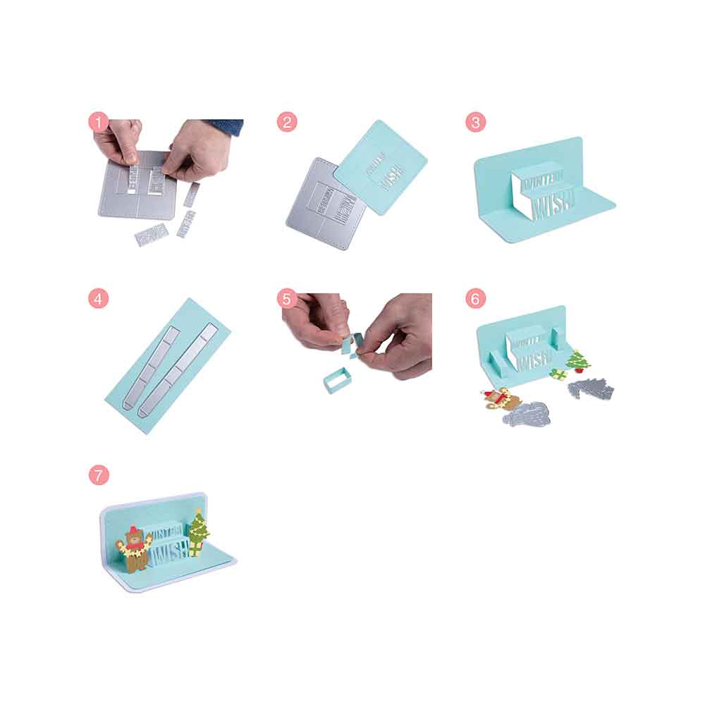Multi-Phrase Pop-Up Thinlits Die Set – Olivia Rose – Sizzix on Sale