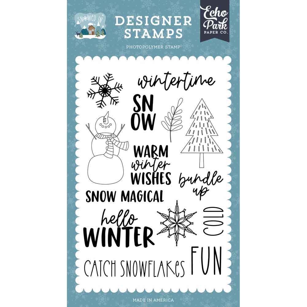 Snow Magical Stamp Set – Snowed In – Echo Park Online Sale