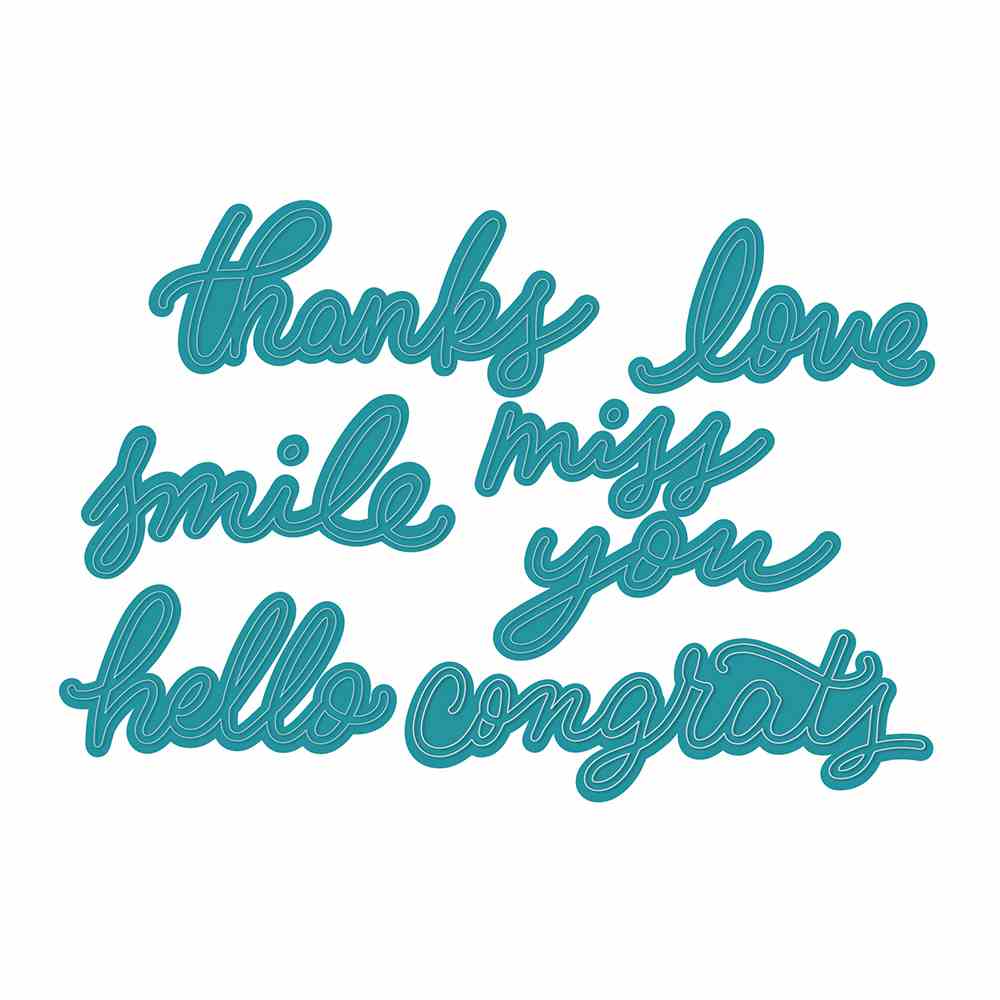 Revolution Script Words Die – We R Memory Keepers Fashion