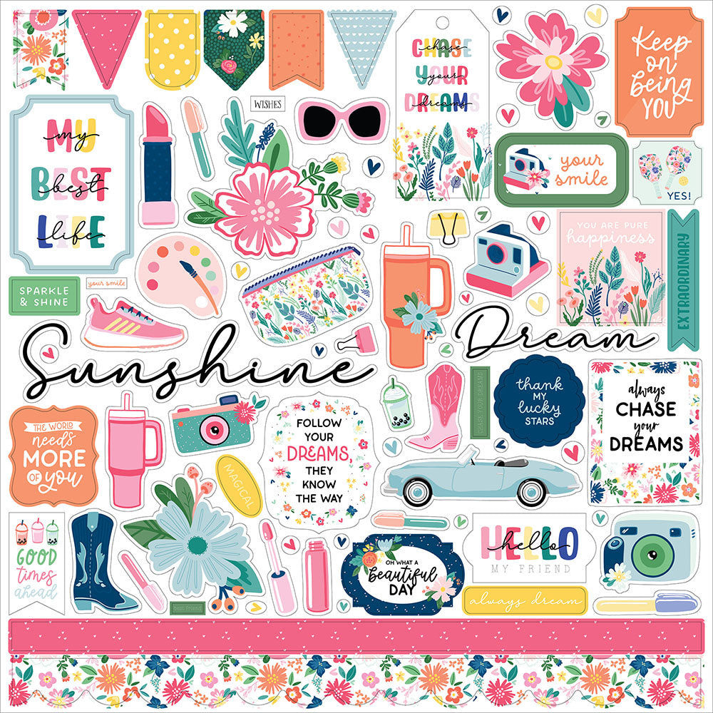 My Best Life Element Stickers – Echo Park Supply