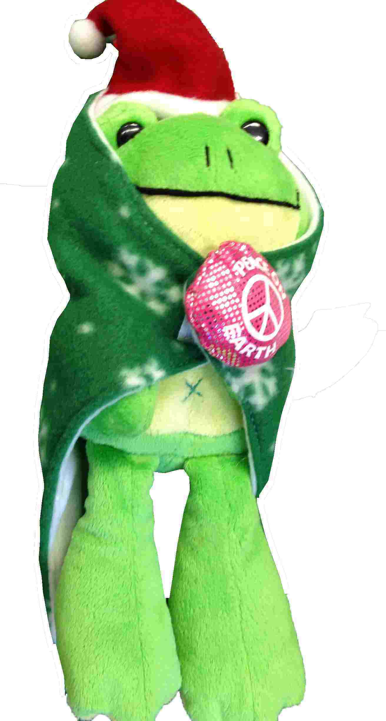 Snuggle Buddies – Santa Frog on Sale