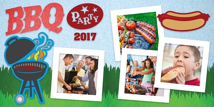 Sizzle and Fun: BBQ Party SVG Image File Download for Craft Projects Supply