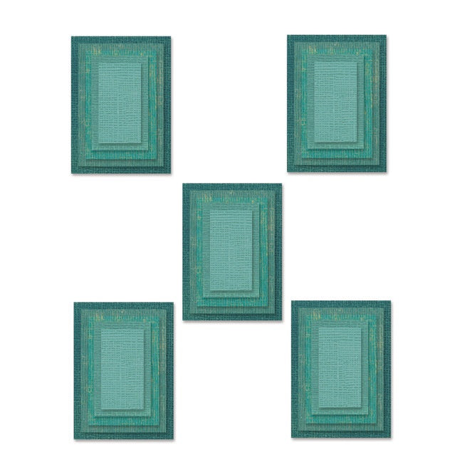 Stacked Tiles, Rectangles Framelits Dies – Tim Holtz – Sizzix Discount