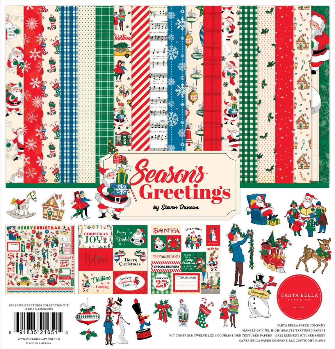 Season’s Greetings Collection Kit – Carta Bella Fashion