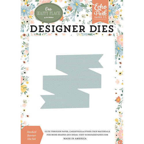 Stacked Banner Die Set – Our Happy Place – Echo Park Online Hot Sale