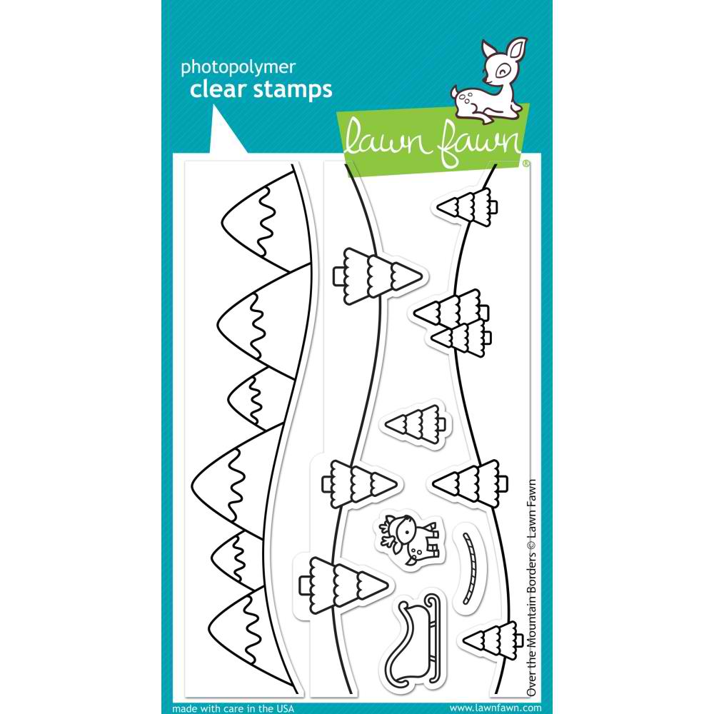 Over The Mountain Borders Stamps – Lawn Fawn Fashion