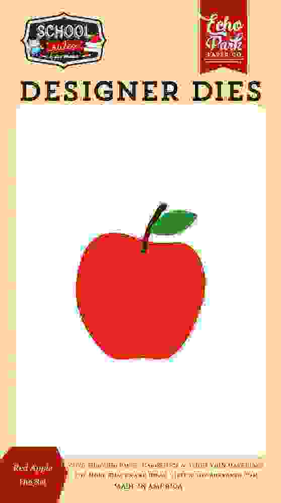 Red Apple Die Set – School Rules – Echo Park on Sale