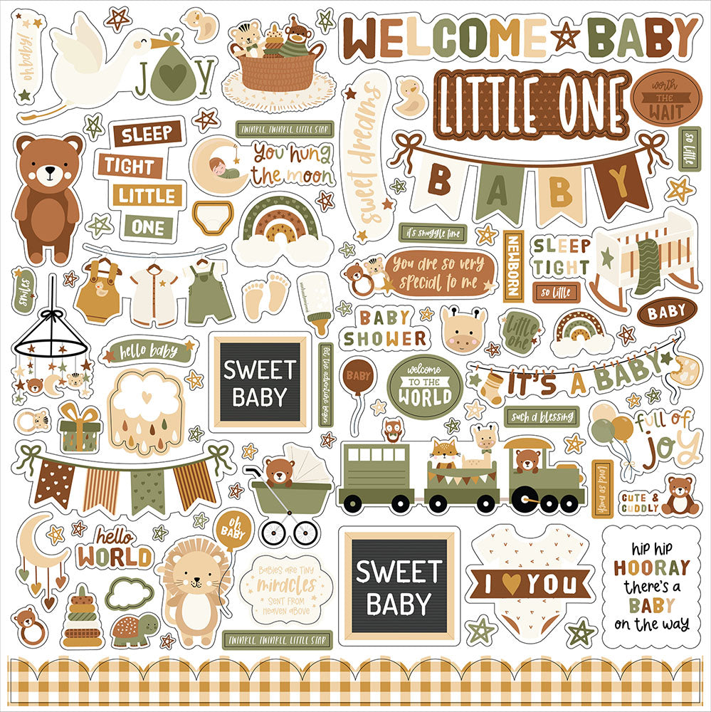 Special Delivery Baby Element Stickers – Echo Park Supply