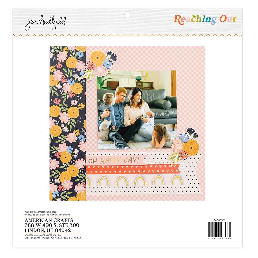 Reaching Out 12″ x 12″ Paper Pad – American Crafts Online now