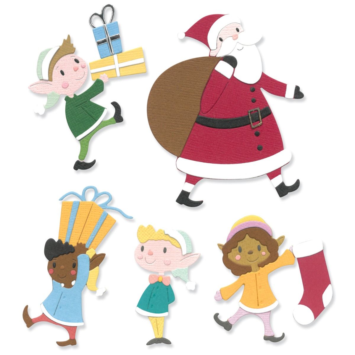 Santa & Elves Thinlits Die – Josh Griffiths – Sizzix Online Sale