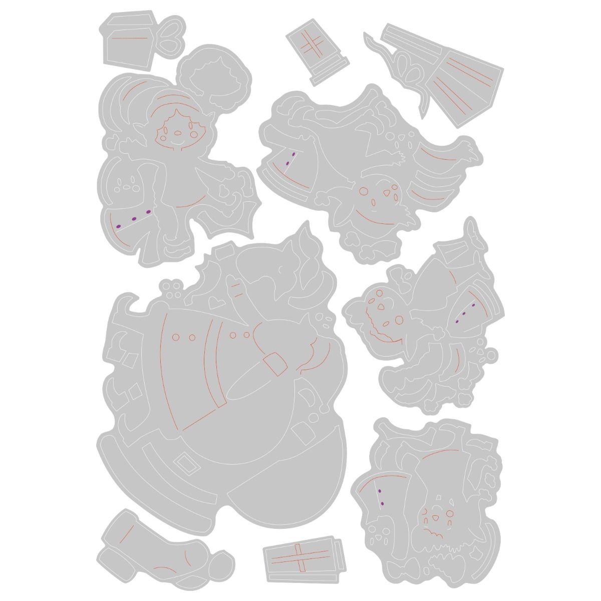 Santa & Elves Thinlits Die – Josh Griffiths – Sizzix Online Sale