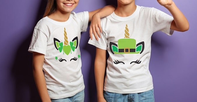 Shamrock Unicorn T-Shirts SVG Image File Download for St. Patrick’s Day Projects Online Hot Sale