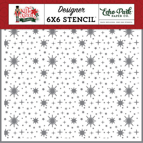 Merry And Bright Night Stencil – Nutcracker Christmas – Echo Park Hot on Sale
