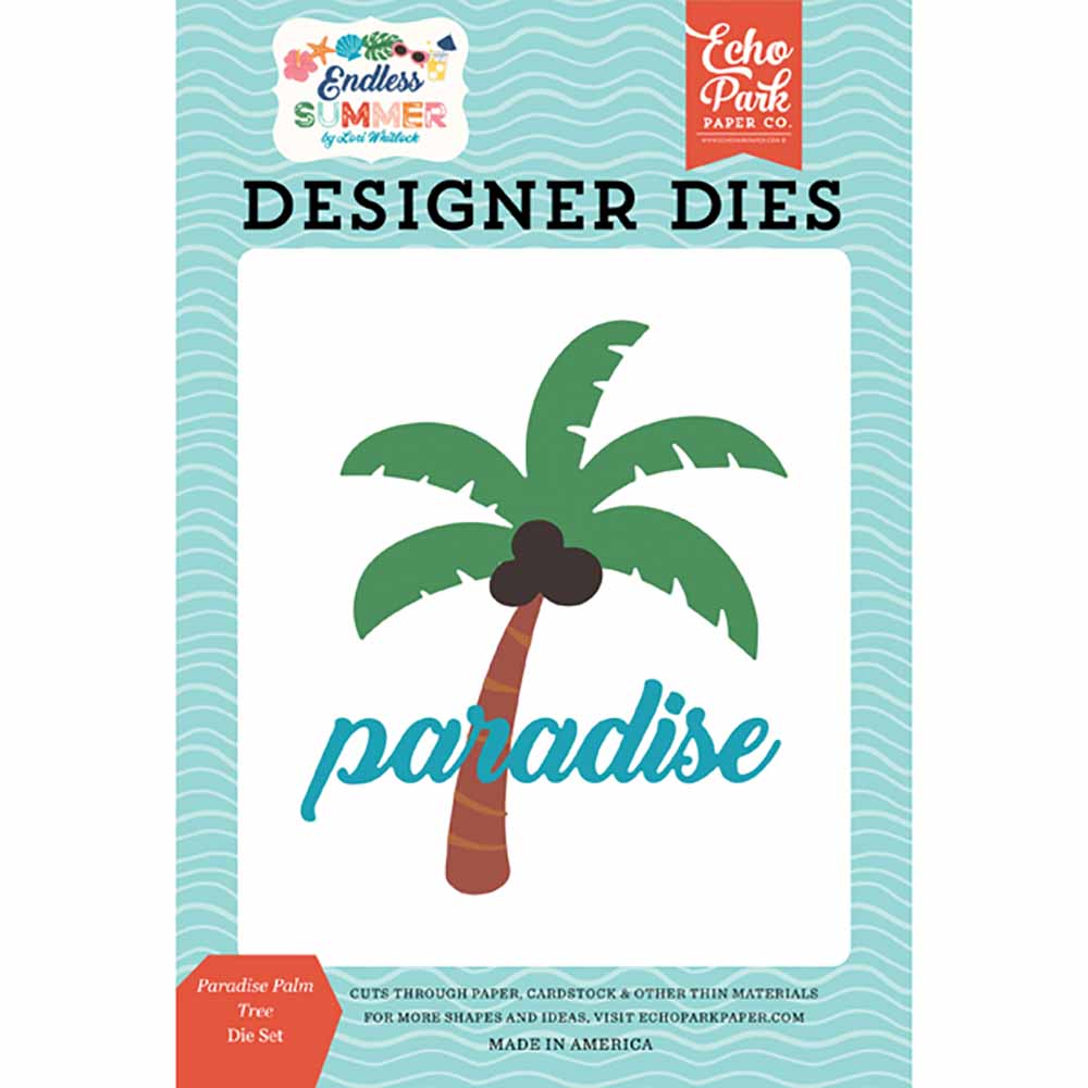 Paradise Palm Tree Die Set – Endless Summer – Echo Park Hot on Sale