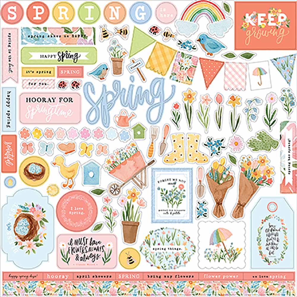My Favorite Spring Element Stickers – Echo Park Discount
