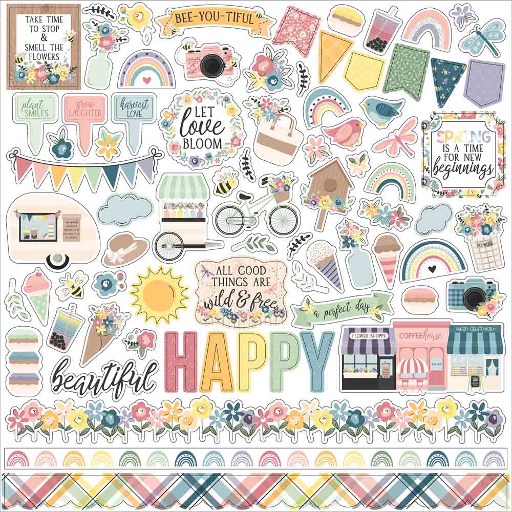 New Day Element Stickers – Echo Park on Sale