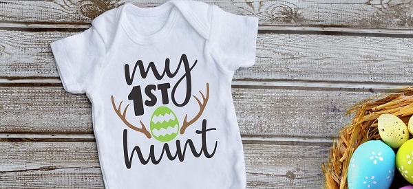 My First Hunt Onesie SVG Image File for Craft Projects Fashion