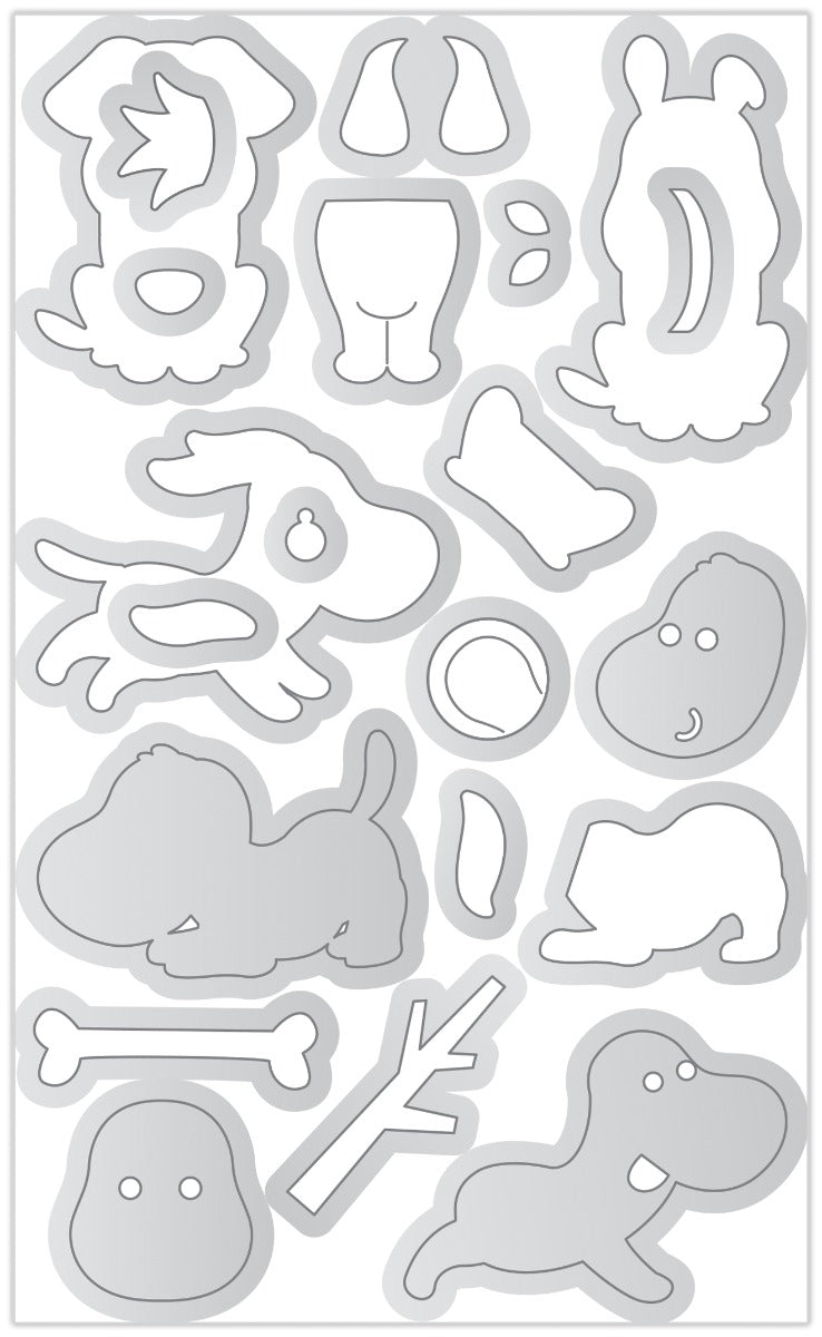 Playful Puppies Doodle Cuts Dies – Doggone Cute – Doodlebug Design Sale