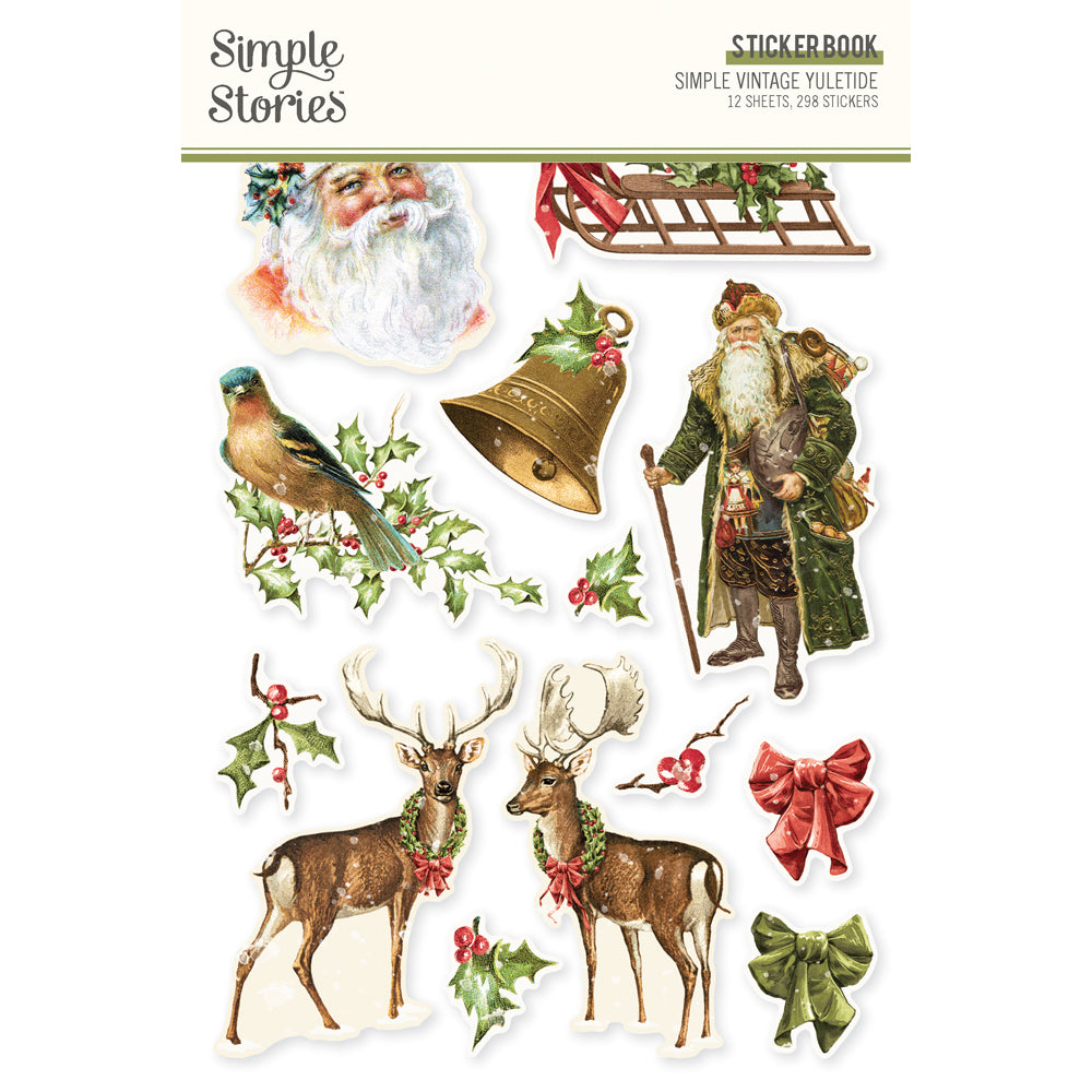 Simple Vintage Yuletide Sticker Book – Simple Stories Online Hot Sale