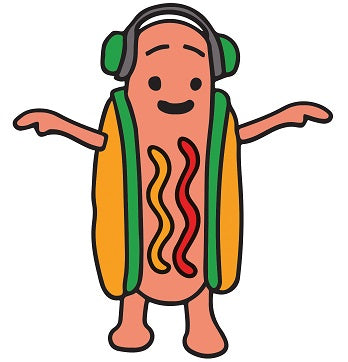 Snapchat Dancing Hotdog SVG Image File Download for Craft Projects Online now