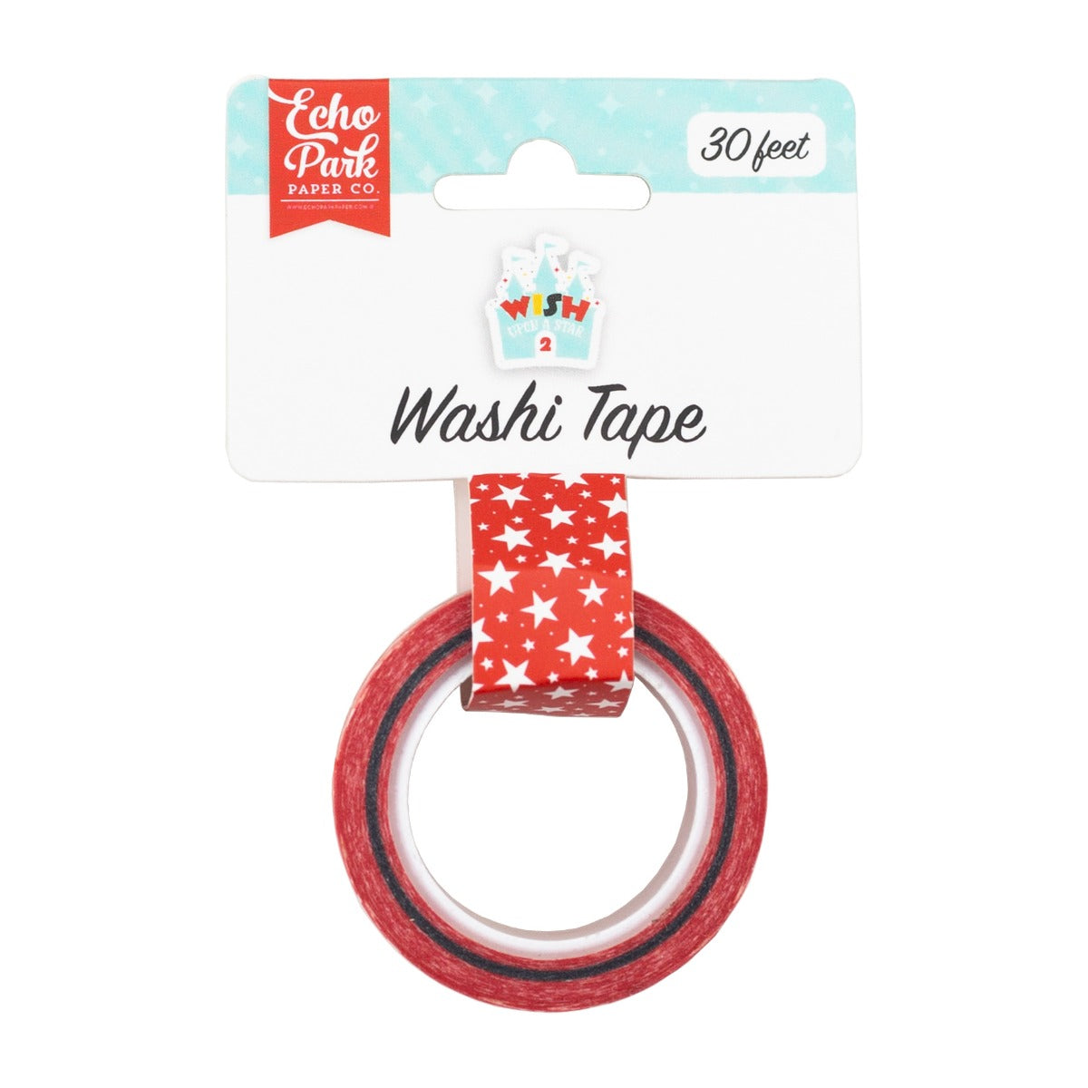 Make A Wish Washi Tape, 30ft – Wish Upon A Star 02 – Echo Park Hot on Sale