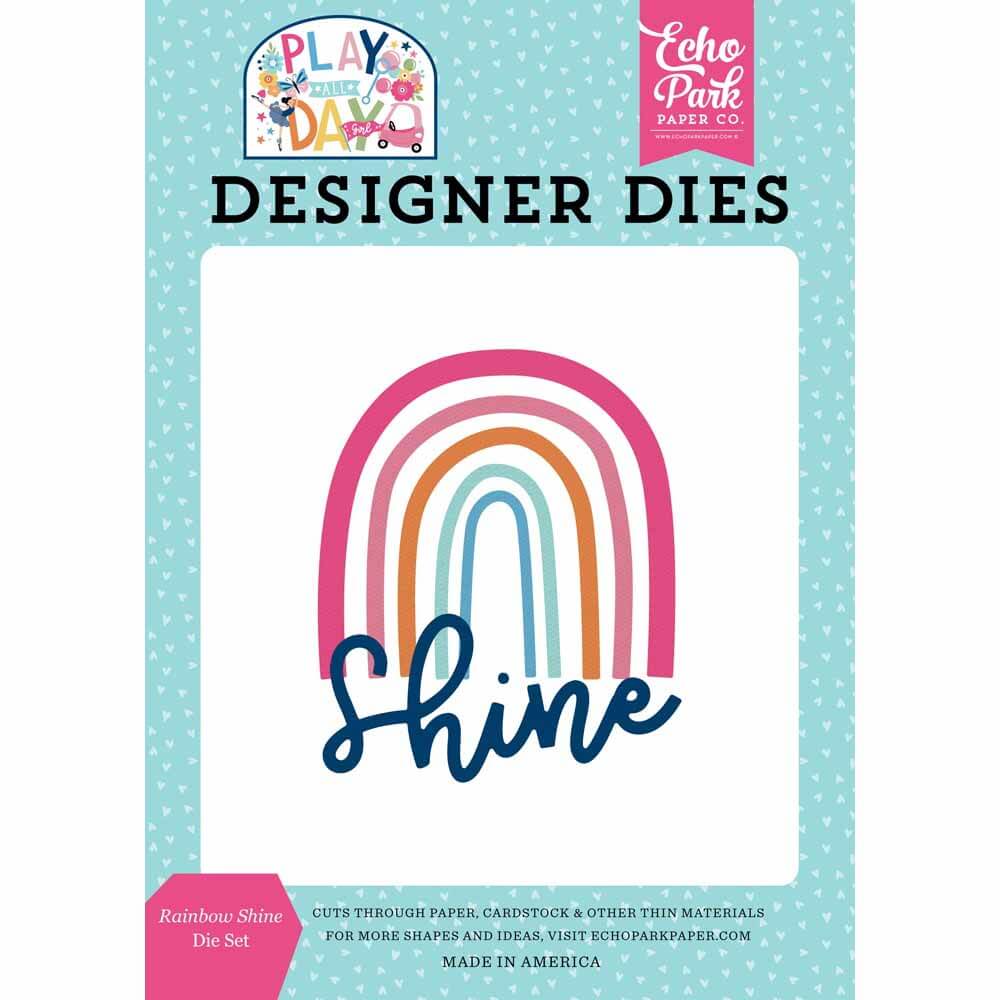 Rainbow Shine Die Set – Play All Day Girl – Echo Park Online Hot Sale