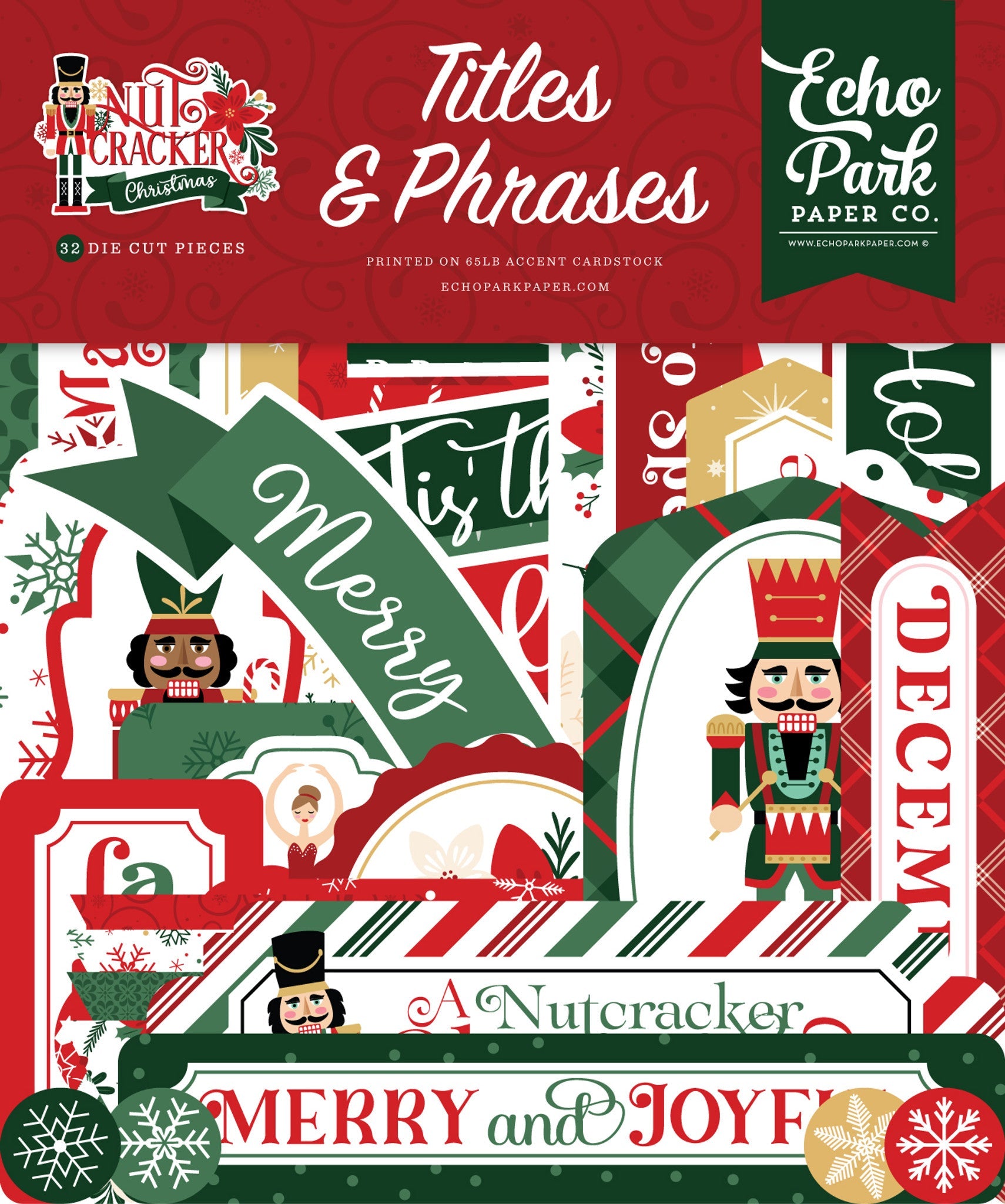 Nutcracker Christmas Titles & Phrases – Echo Park Online Sale