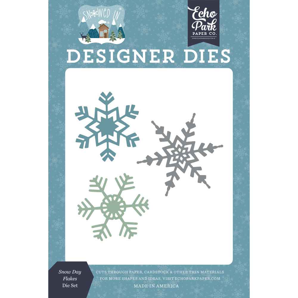 Snow Day Flakes Die Set – Snowed In – Echo Park Online